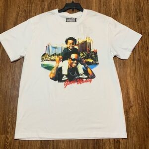 AKOO Graphic T-Shirt Short Sleeve White Size XL NWT